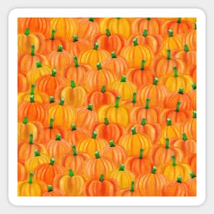 Pumpkin Pattern Sticker